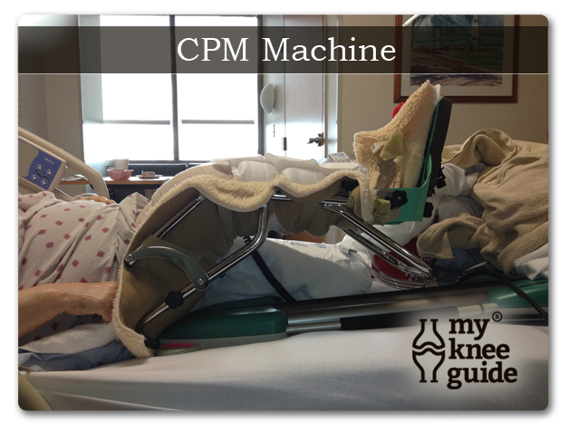 CPM machine after knee replacement