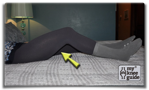 Hamstring Sets - Slightly bend your exercising knee, while keeping the other leg flat on the bed. Slowly tighten the muscles on the back of the thigh
