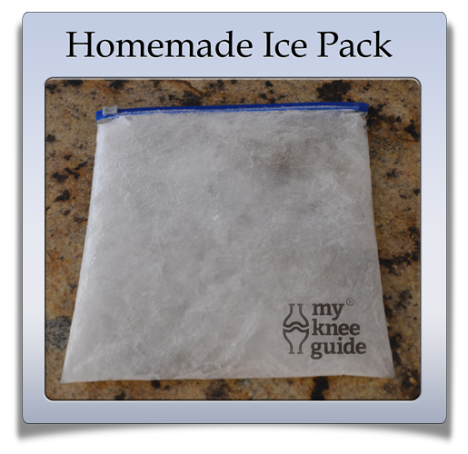 How to make a homemade ice pack