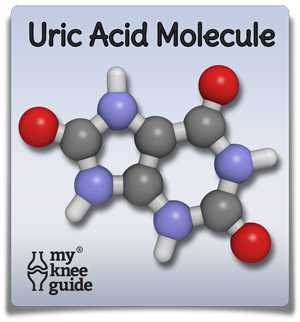 Uric Acid Molecule in gout